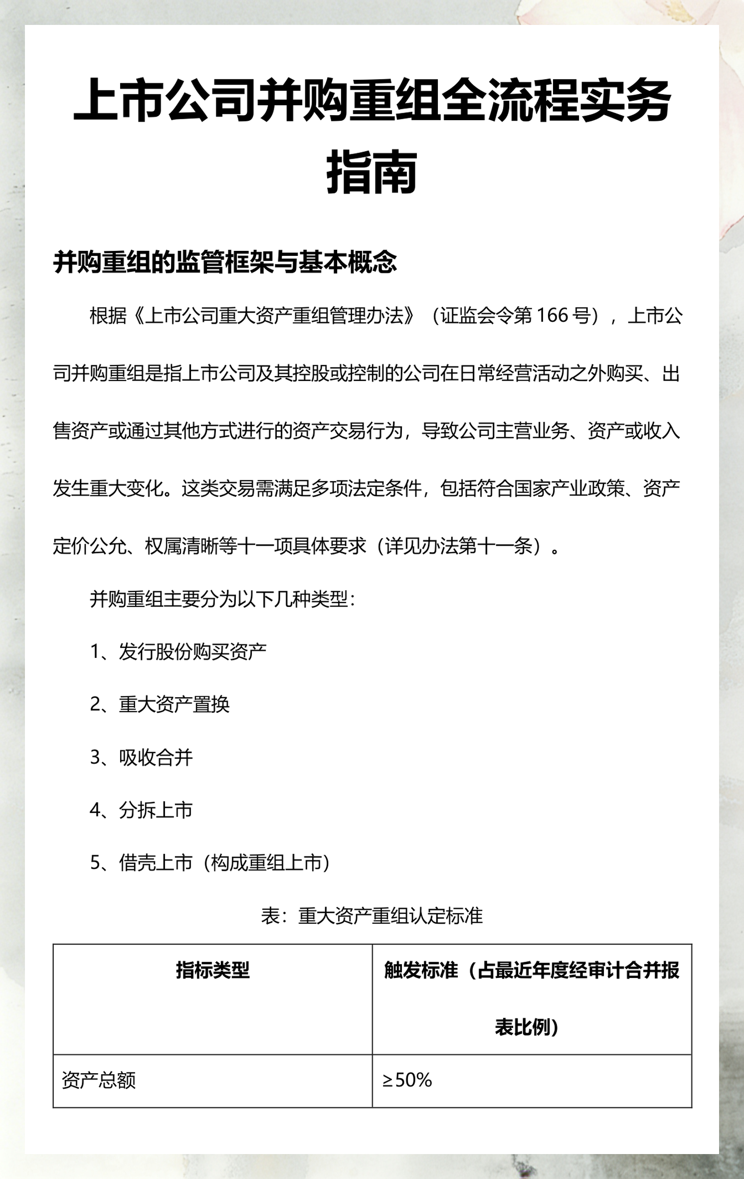 并购重组顾问服务(并购重组财务顾问业务的基本流程)日照市